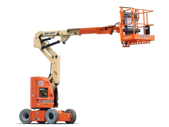 Renta de plataforma articulada electrica JLG E300AJ en Monterrey