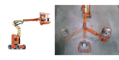 Renta de plataforma articulada electrica JLG E300AJ